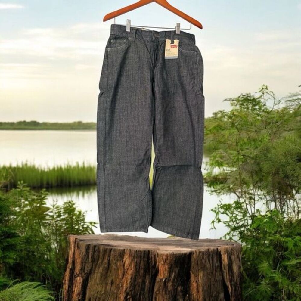 Levi's 550 Relaxed Fit Tapered‎ Leg Sits Below Waist Jeans Size 18 Husky 36 X 29